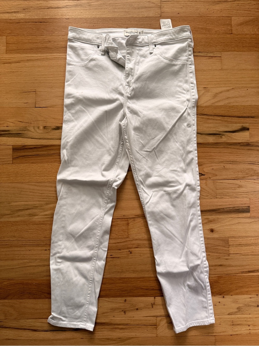 Abercrombie & Fitch White Skinny Jean Leggings 10S